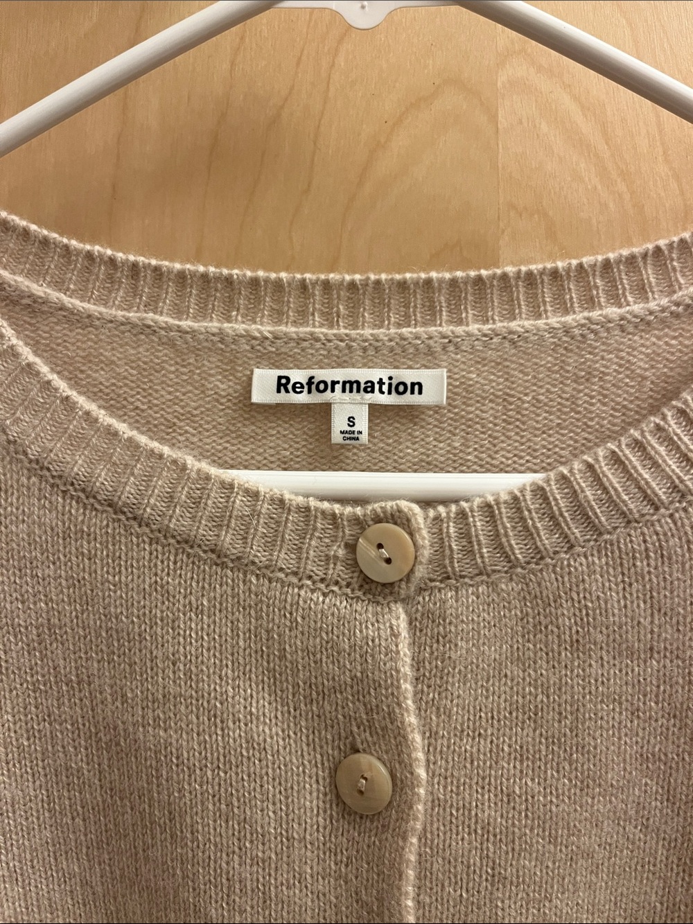 Reformation Clara Cashmere Cardigan - Picture 2 of 4